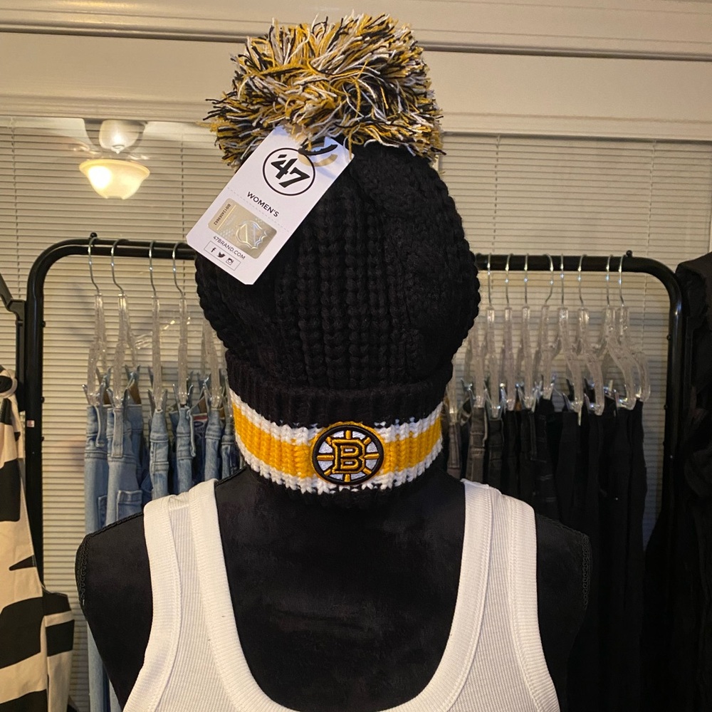 Boston bruins beanie hat